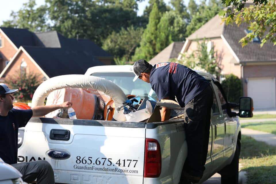 Guardian Foundation Repair crew