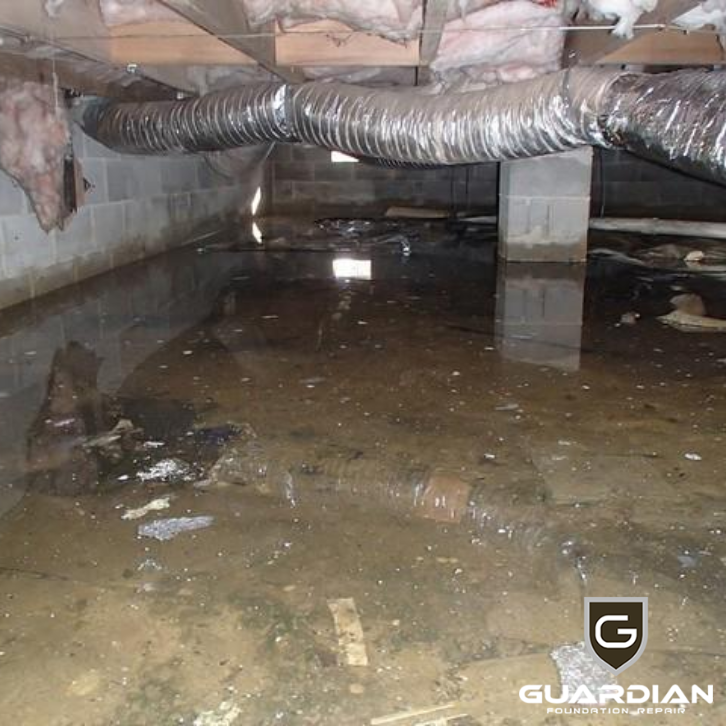 Water in Crawl Space