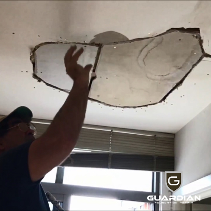 Causes of Ceiling Cracks and When You Need a Foundation Repair Expert